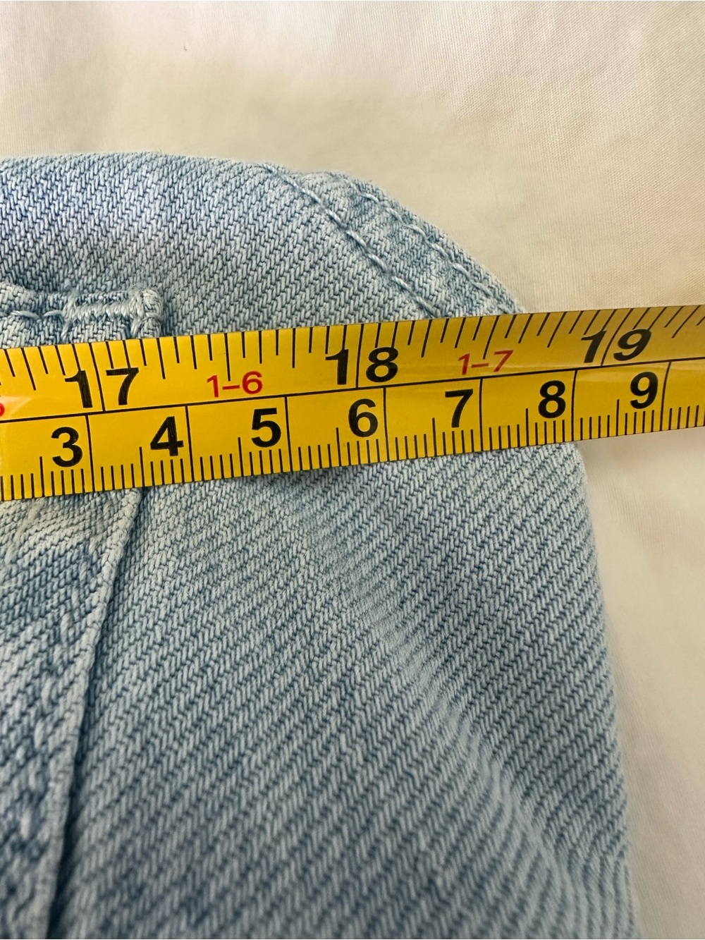 Universal Thread Light Wash Denim Halter Maxi Dress Open Back Pockets Size 12 - Picture 11 of 12